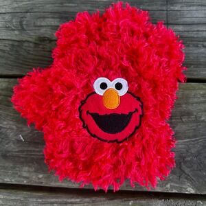 VTG Fisher-Price‎ Elmo Tickle Me Glove Puppet Plush Red Sesame Street Kids Toy
